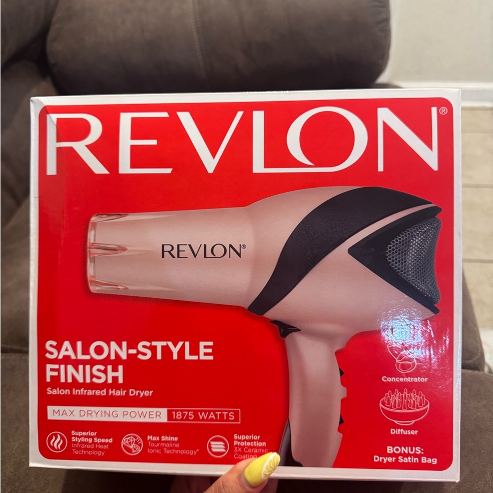 Revlon Red and Black Salon Infrared Hair Dryer
